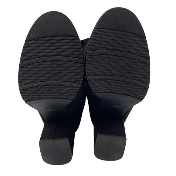 Dream Pairs 3 inch Block Heel Over The Knee Women’s Boots Size 7 Black Suede - Picture 8 of 10